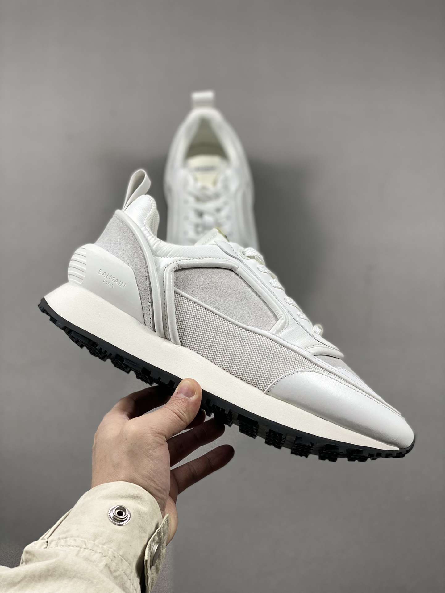 KICKWHO Balmain Racer Sneakers Biano - Image 4