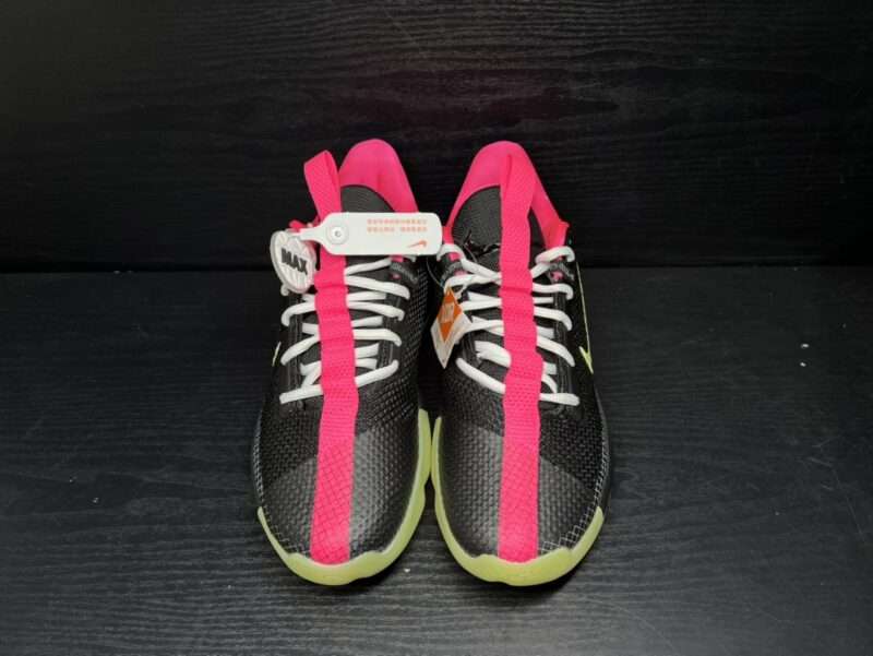 KICKWHO Nike LeBron Ambassador 13 Sneakers Black Red Glow In The Night - Image 4