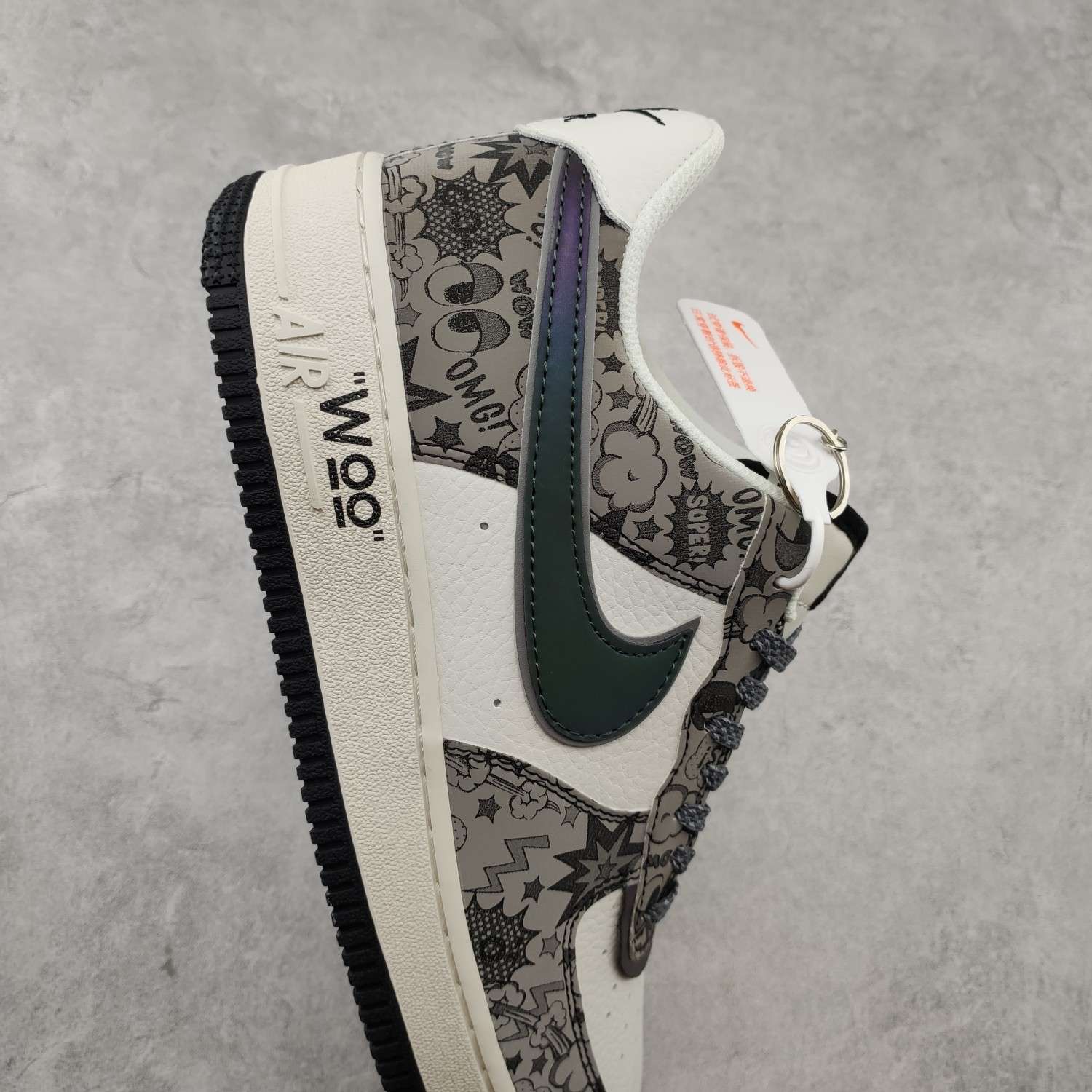 Kickswho Nike Air Force 1'07 Low White Black ZG0088-811 - Image 5