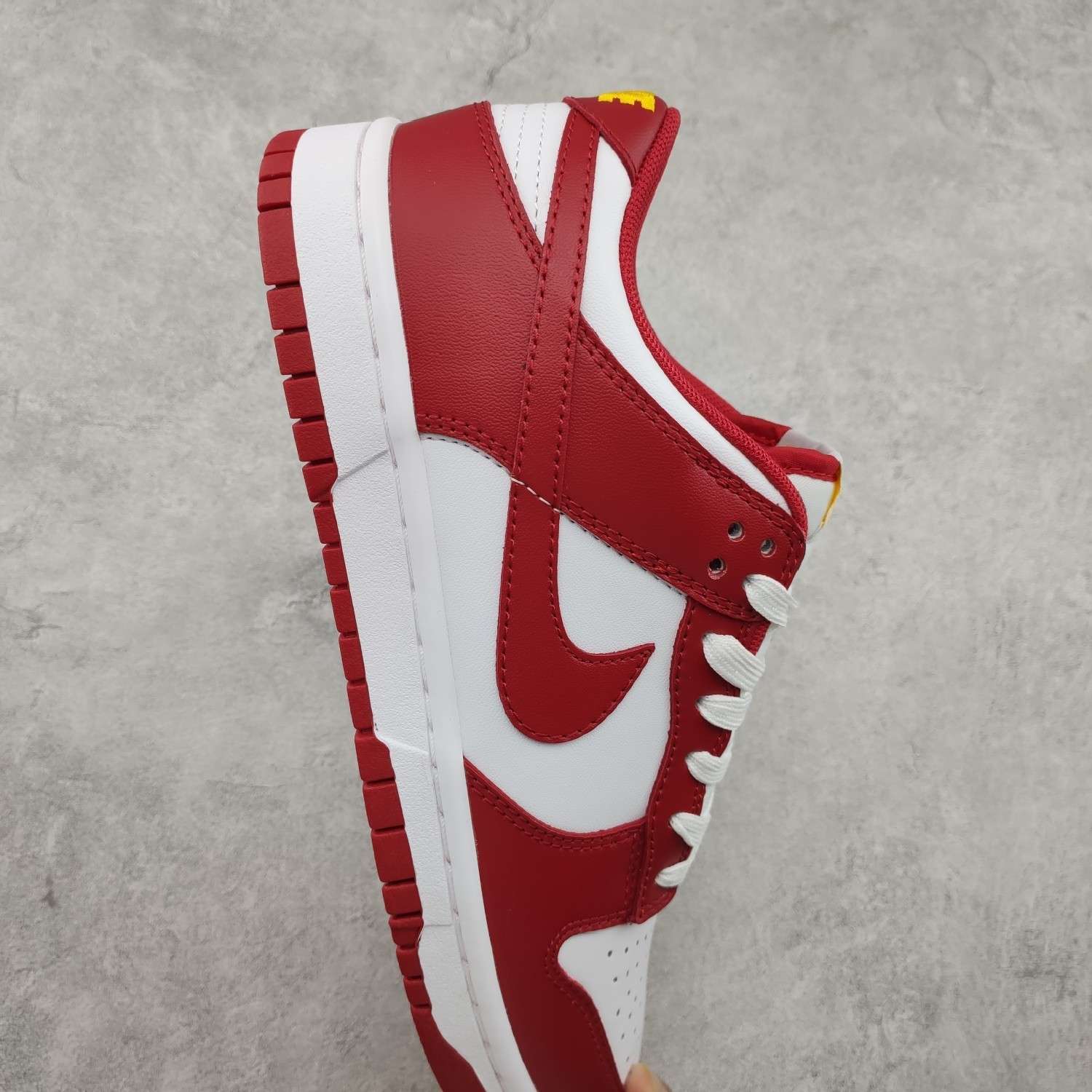 Kickswho Nike SB Dunk Low White Red DD1391 602 - Image 5