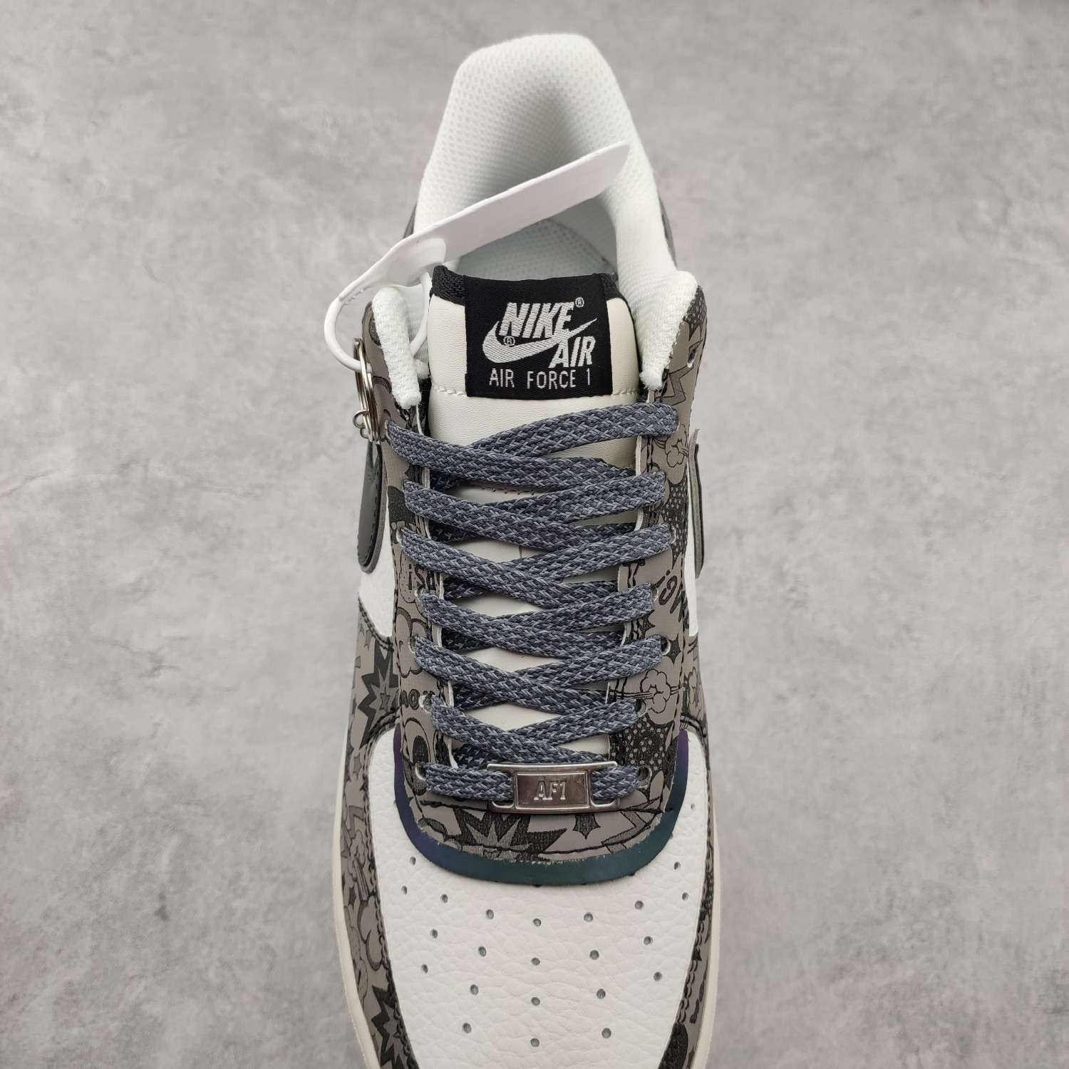 Kickswho Nike Air Force 1'07 Low White Black ZG0088-811 - Image 6