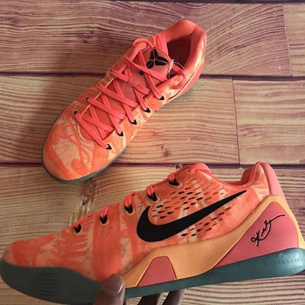KICKWHO Nike Kobe 9 Low Peach Mango - Image 7