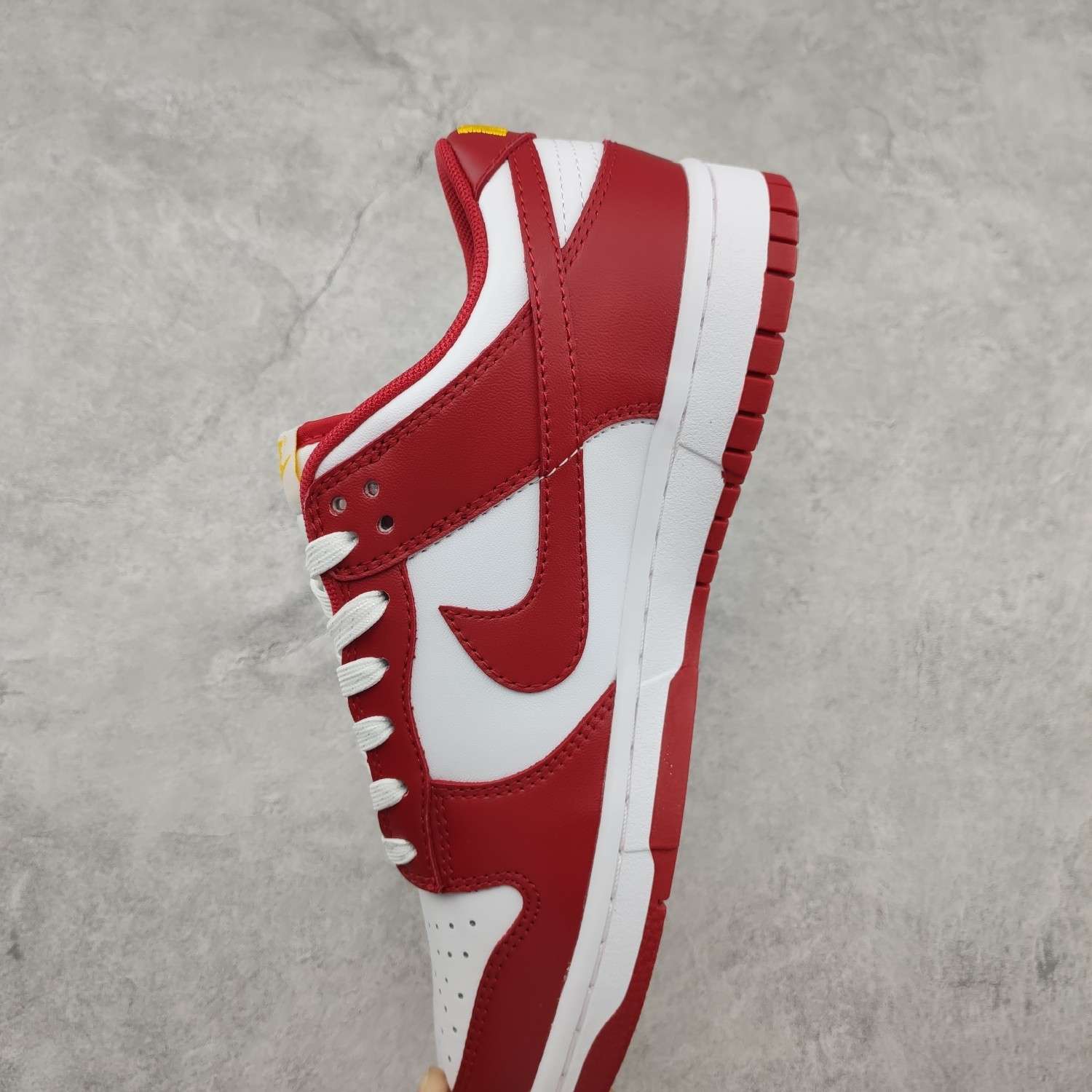 Kickswho Nike SB Dunk Low White Red DD1391 602 - Image 7