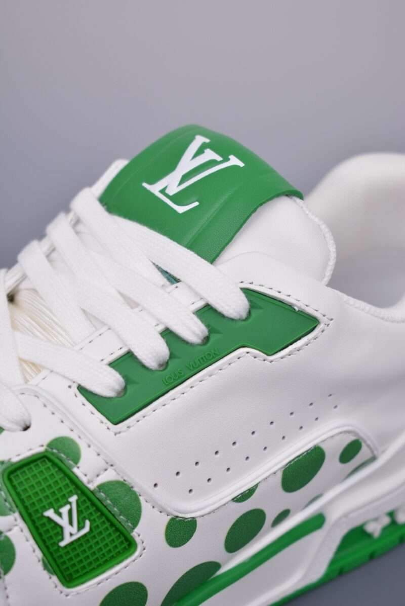 KICKWHO Louis Vuitton Trainer Sneakers Green White - Image 7