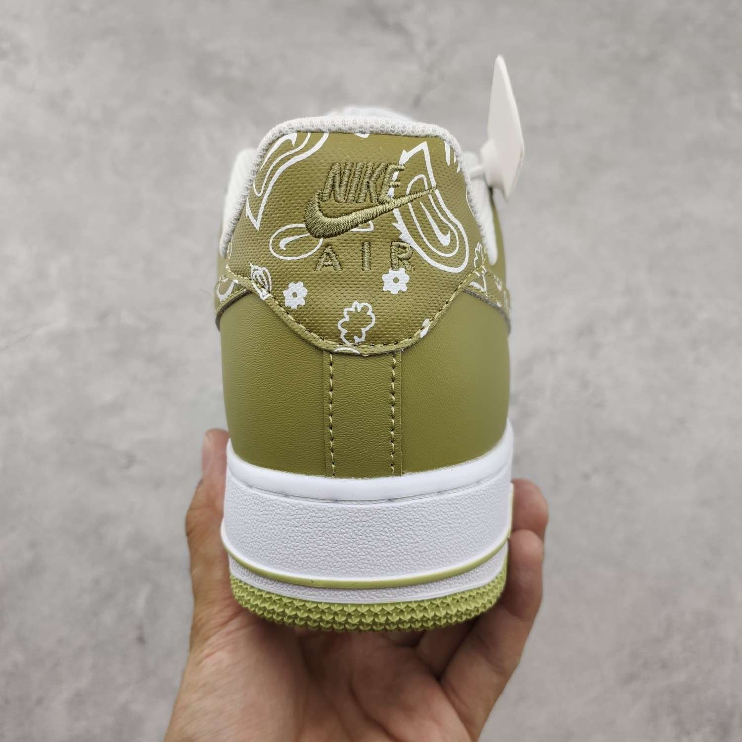 Kickswho Nike Air Force 1'07 Low White Green XM6386-556 - Image 8