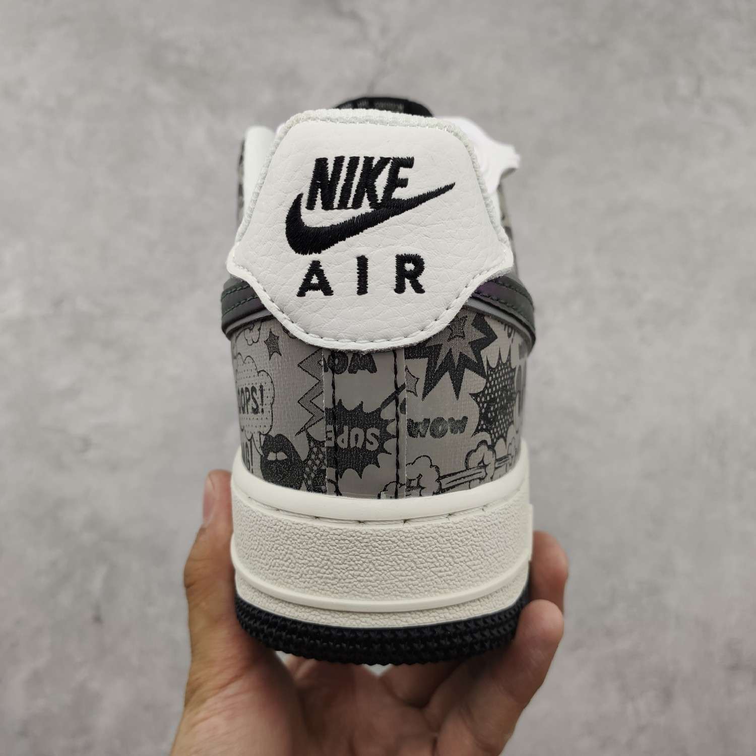 Kickswho Nike Air Force 1'07 Low White Black ZG0088-811 - Image 8