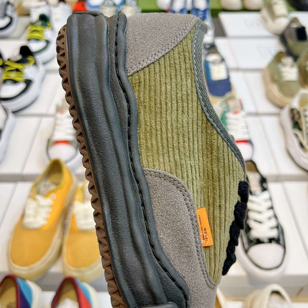 KICKWHO Maison Mihara Yasuhiro Wayne Original Sole Leather Low Sneakers Dark Green Gray - Image 8