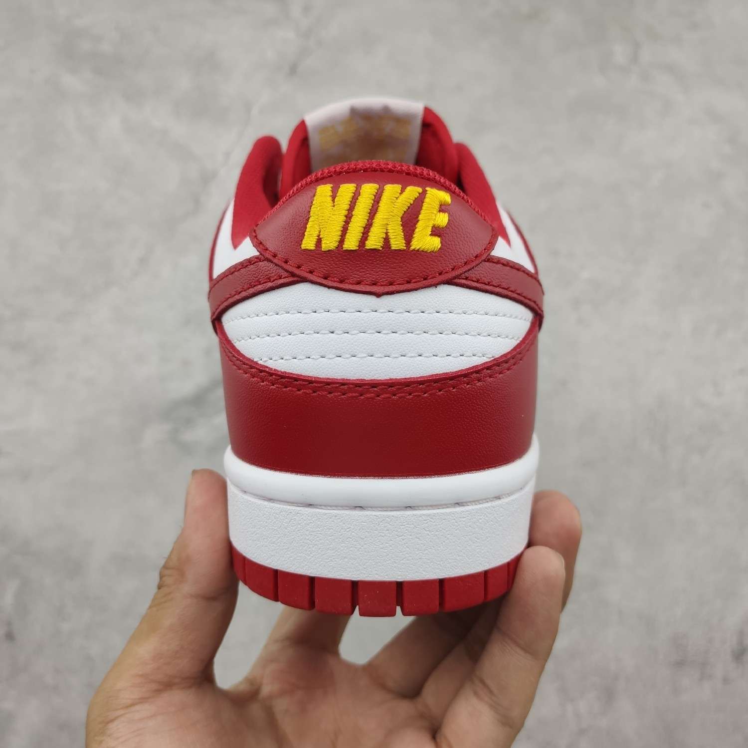 Kickswho Nike SB Dunk Low White Red DD1391 602 - Image 8