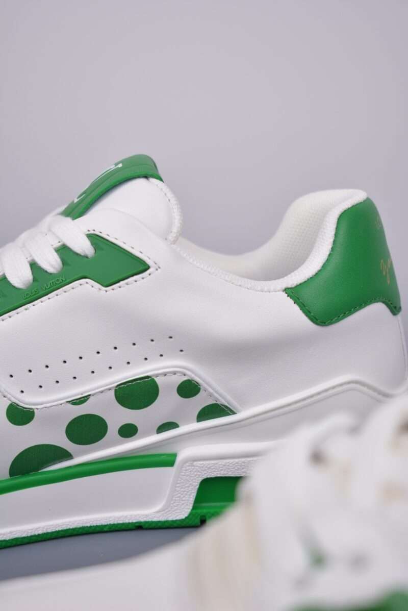 KICKWHO Louis Vuitton Trainer Sneakers Green White - Image 8