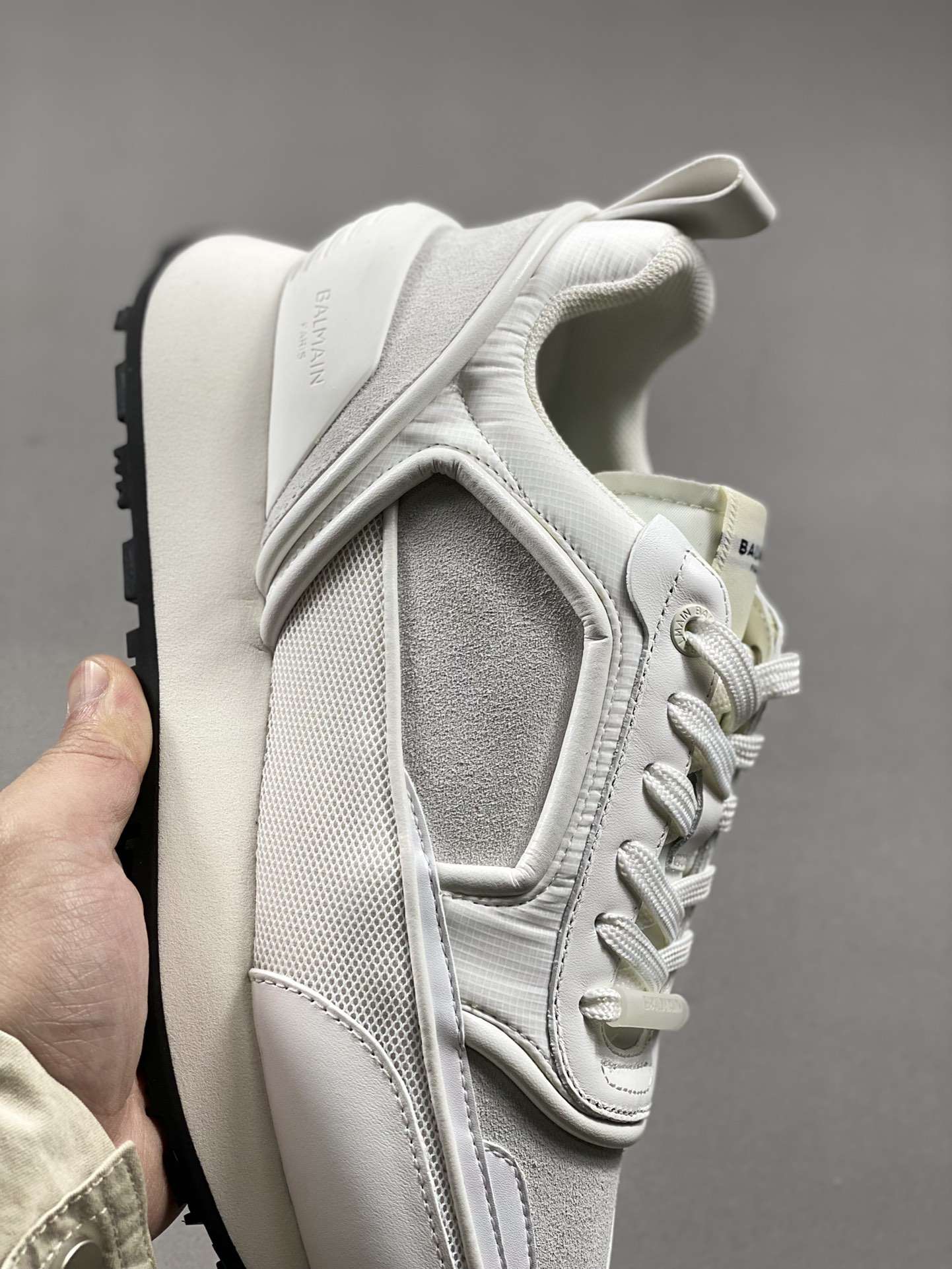 KICKWHO Balmain Racer Sneakers Biano - Image 9