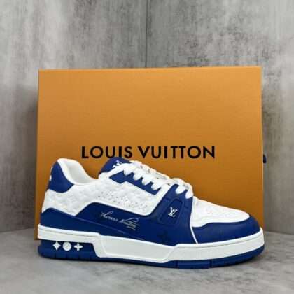 KICKWHO Louis Vuitton Trainer Sneakers Blue White