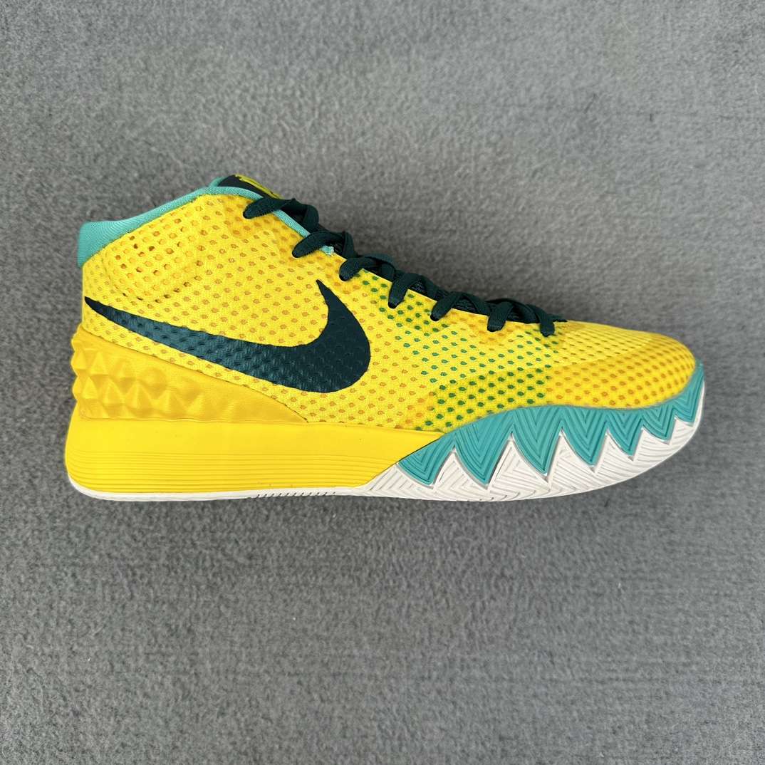 Kickswho Nike Kyrie 1 "Letterman" Yellow Sneakers