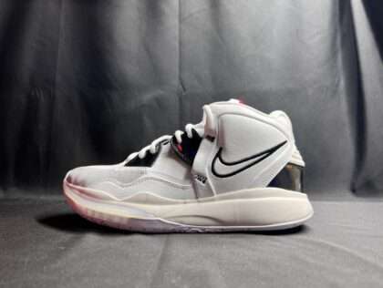 Kickswho Nike Kyrie Infinity 8 EP "Man Machine" White Black Sneakers