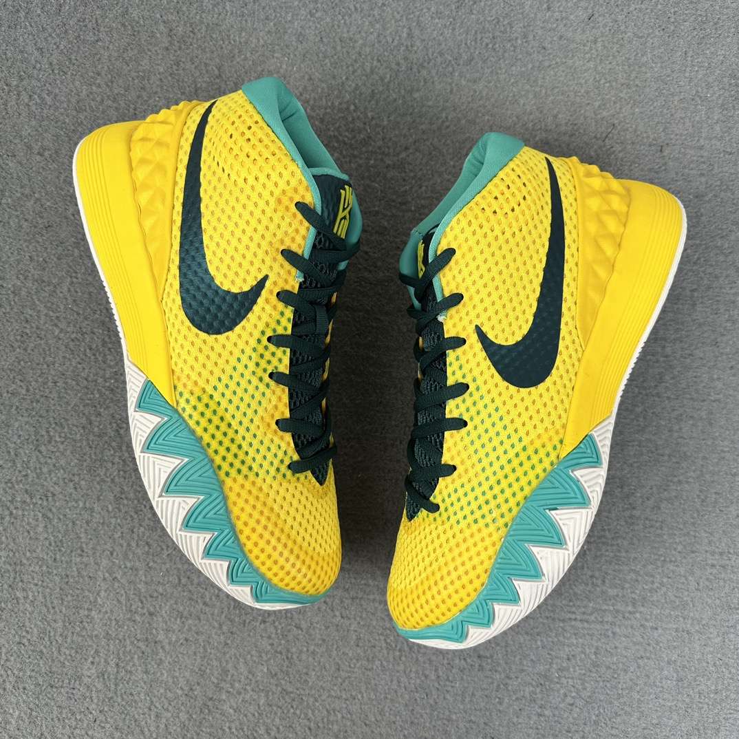 Kickswho Nike Kyrie 1 "Letterman" Yellow Sneakers - Image 3