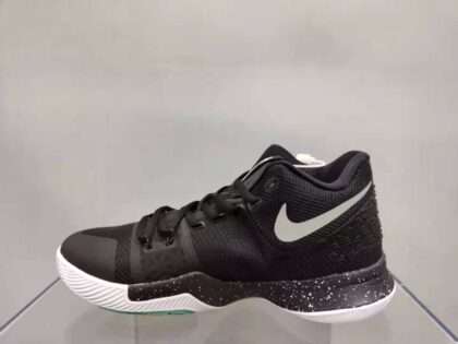 Kickswho Nike Kyrie 3 "Black Ice" Black Sneakers