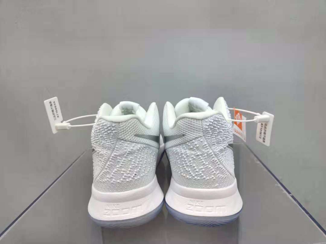 Kickswho Nike Kyrie 3 "White Chrome" Sneakers - Image 4