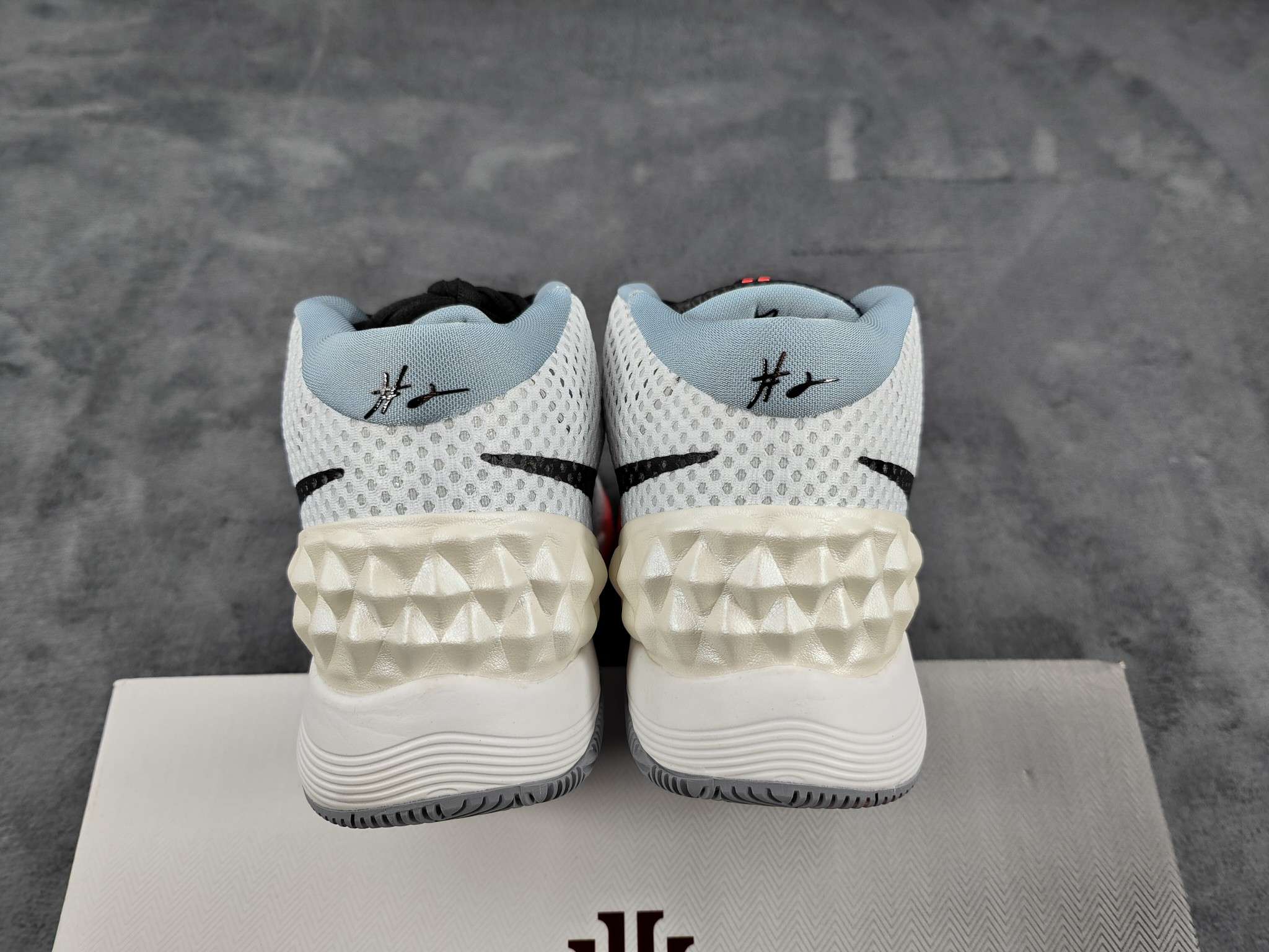 Kickswho Nike Kyrie 1 "Infrared" Red Sneakers - Image 4