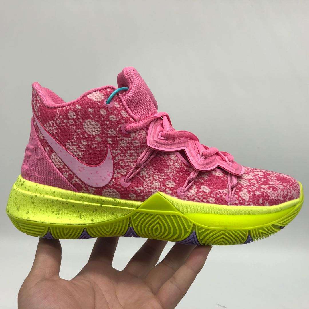 Kickswho Nike Kyrie 5 x SpongeBob SquarePants Sneakers Pink - Image 4