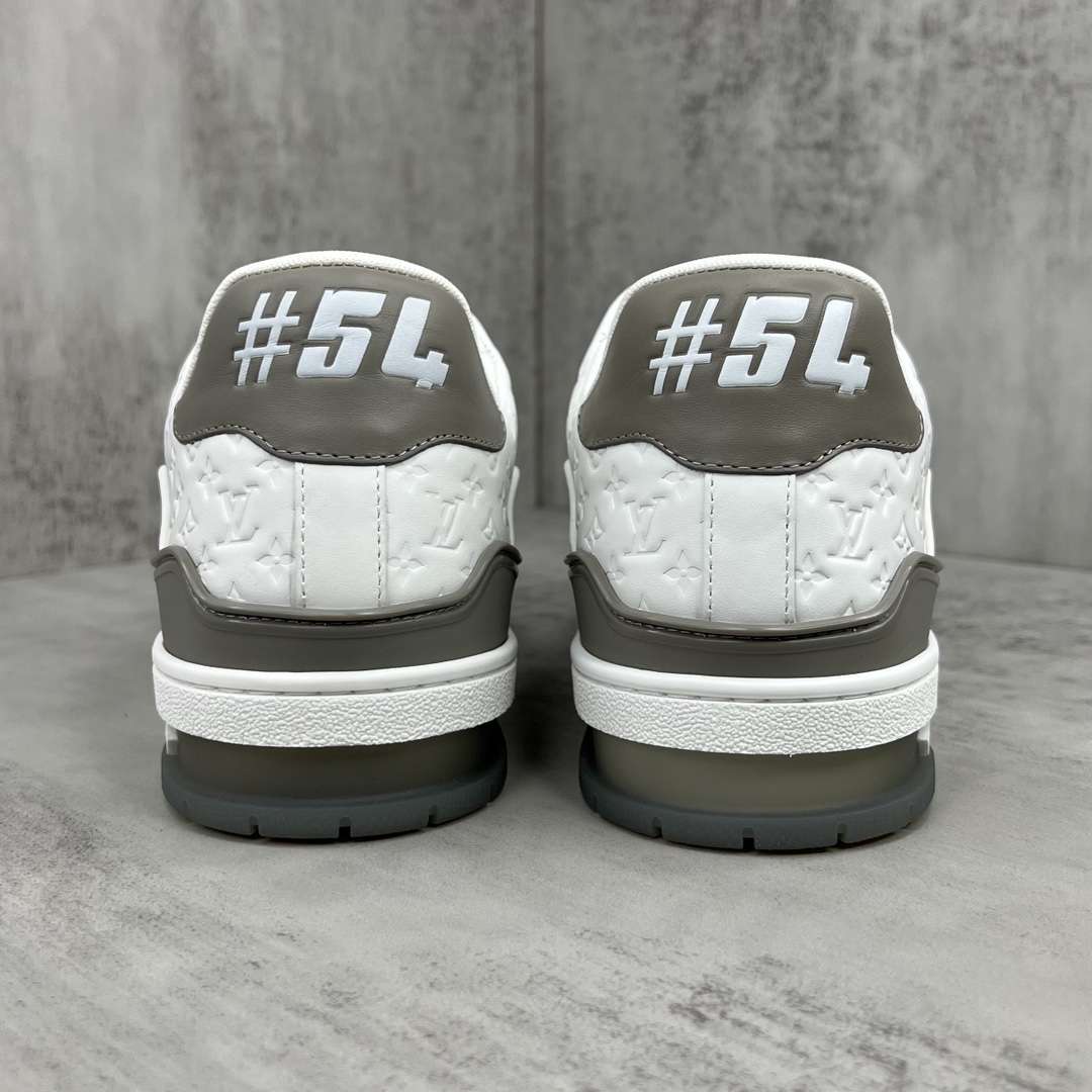 KICKWHO Louis Vuitton Trainer Sneakers Grey White - Image 5