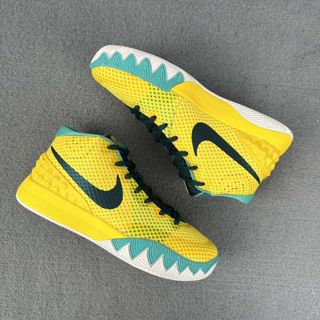 Kickswho Nike Kyrie 1 "Letterman" Yellow Sneakers - Image 5