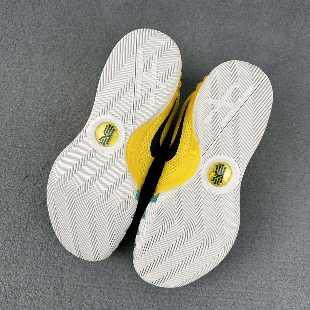 Kickswho Nike Kyrie 1 "Letterman" Yellow Sneakers - Image 6