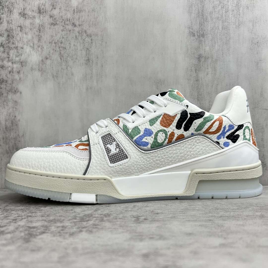 KICKWHO Louis Vuitton Trainer Sneakers White - Image 7