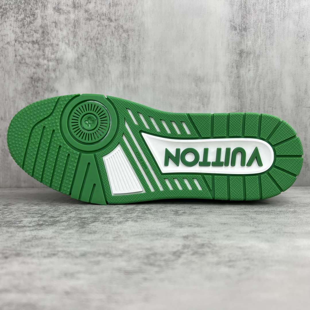 KICKWHO Louis Vuitton Trainer Sneakers Green White - Image 8