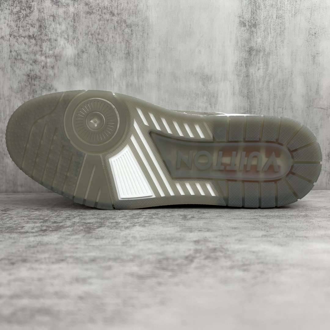 KICKWHO Louis Vuitton Trainer Sneakers Grey White - Image 8