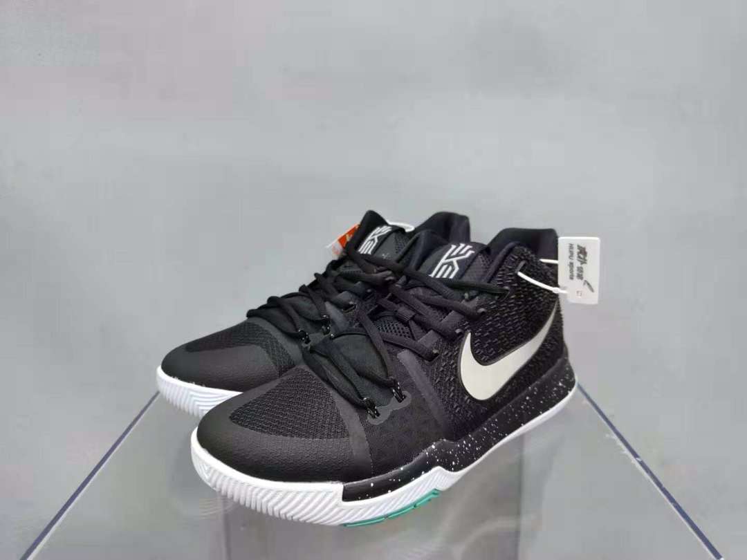 Kickswho Nike Kyrie 3 "Black Ice" Black Sneakers - Image 8