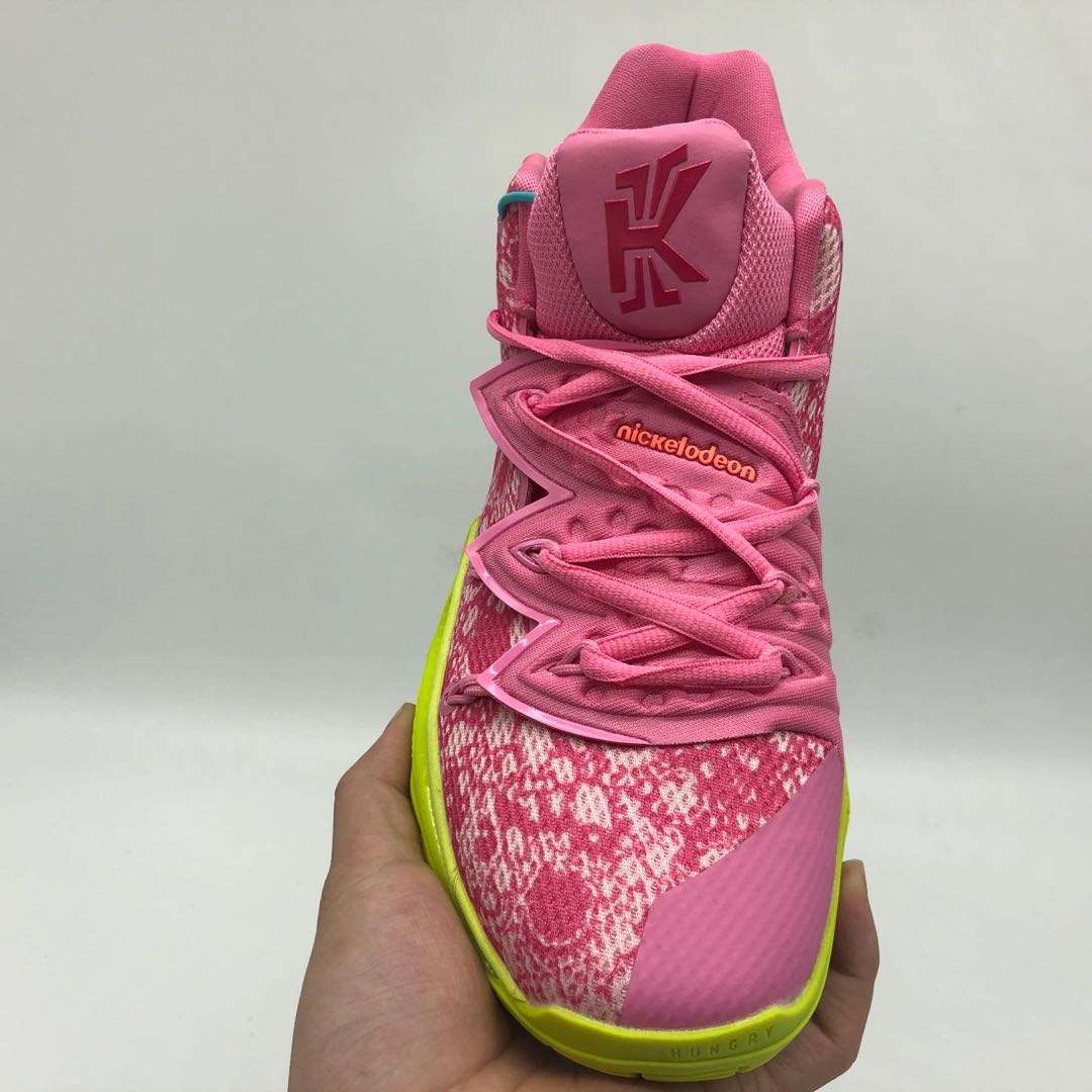 Kickswho Nike Kyrie 5 x SpongeBob SquarePants Sneakers Pink - Image 8