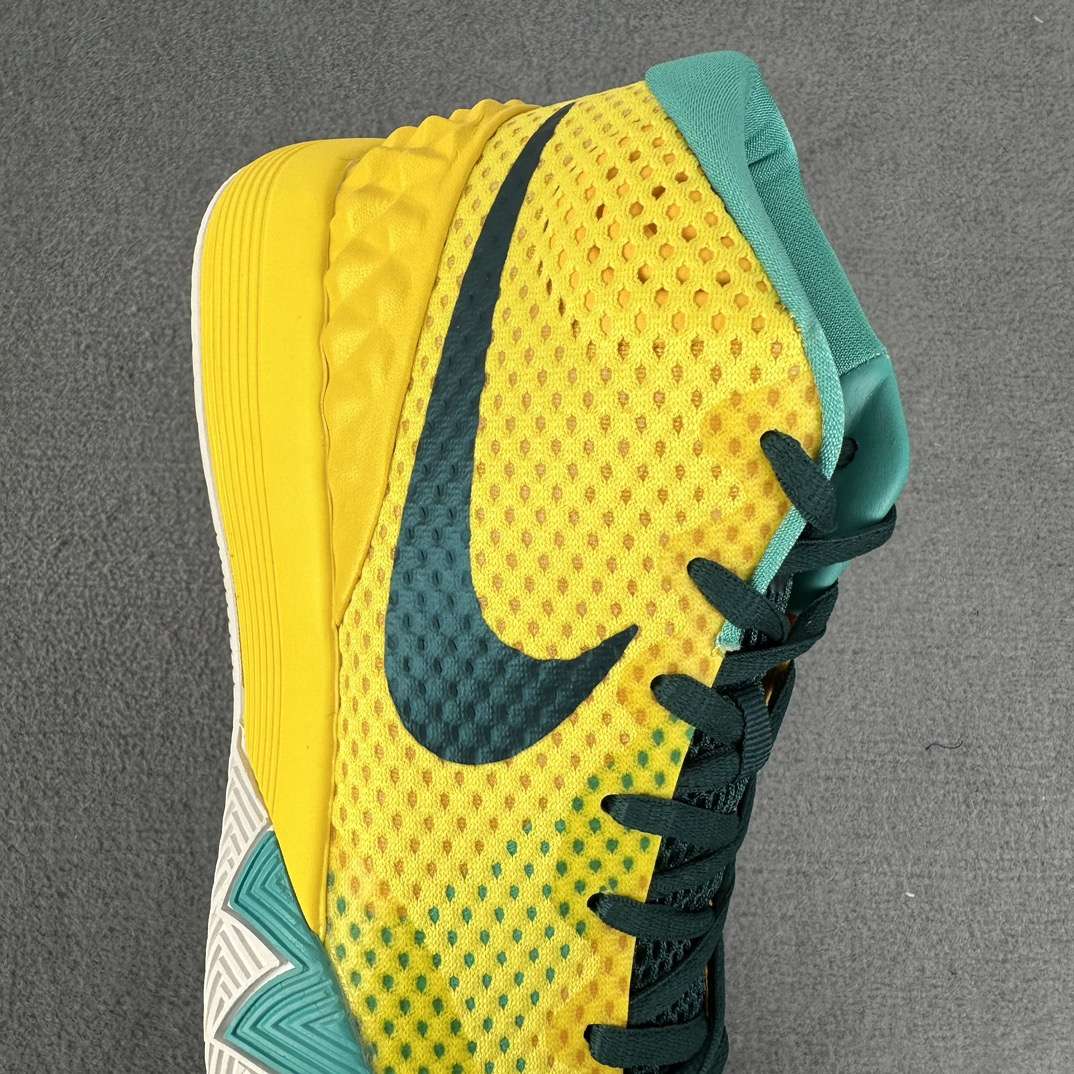Kickswho Nike Kyrie 1 "Letterman" Yellow Sneakers - Image 9