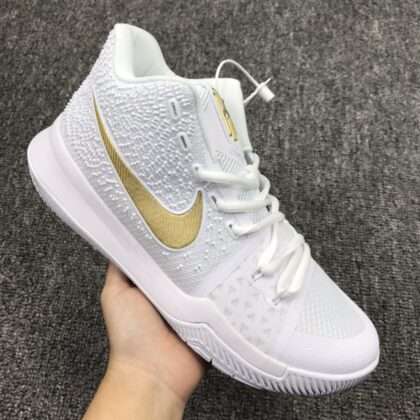 Kickswho Nike Kyrie 3 Finals Gold White Sneakers