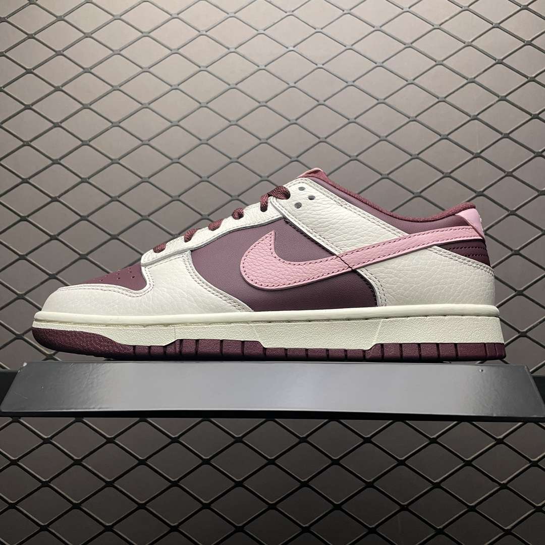KICKWHO Nike SB Dunk Low " Night Maroon and Medium Soft Pink