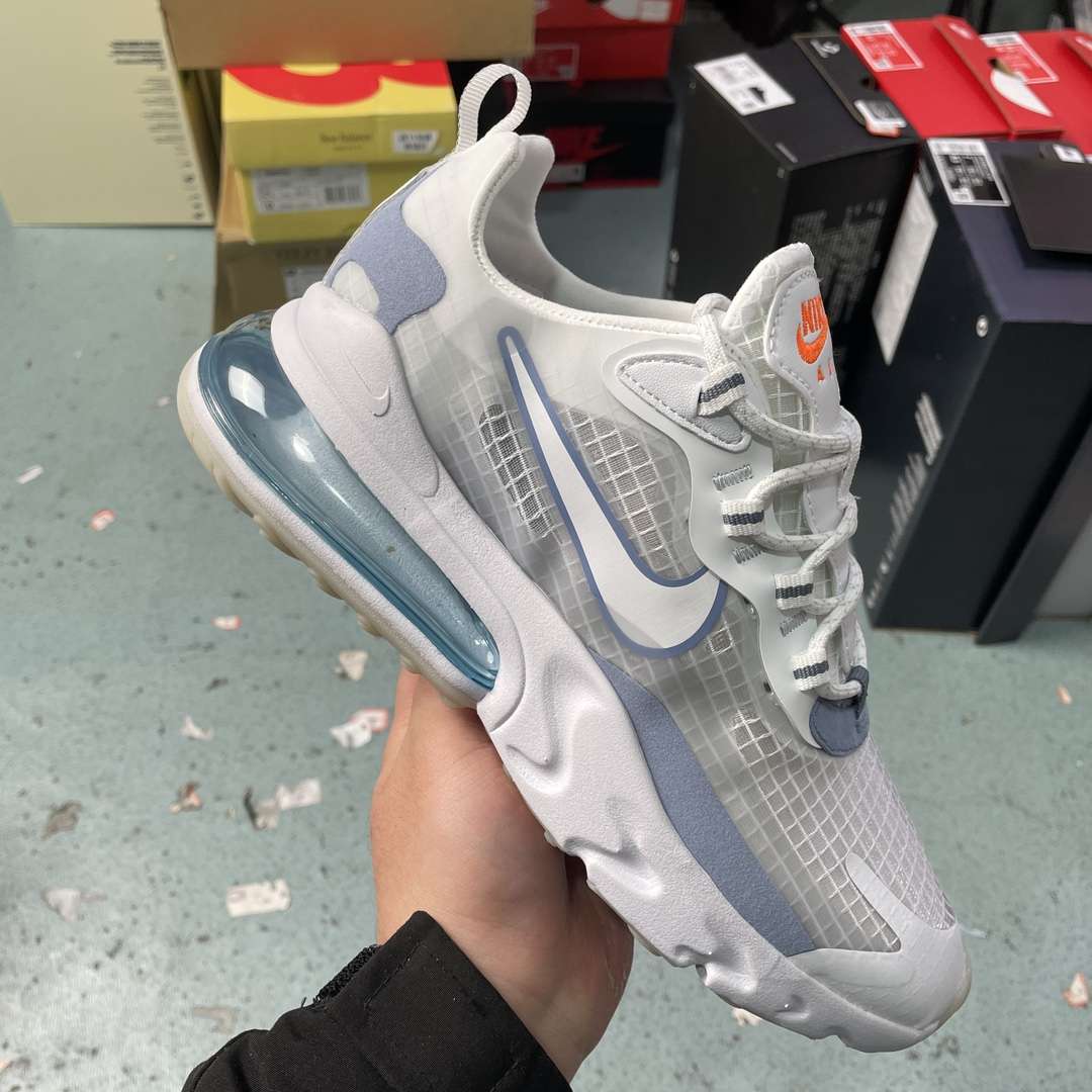 KICKWHO React Air Max 270 React White Pure Platinum - Image 2