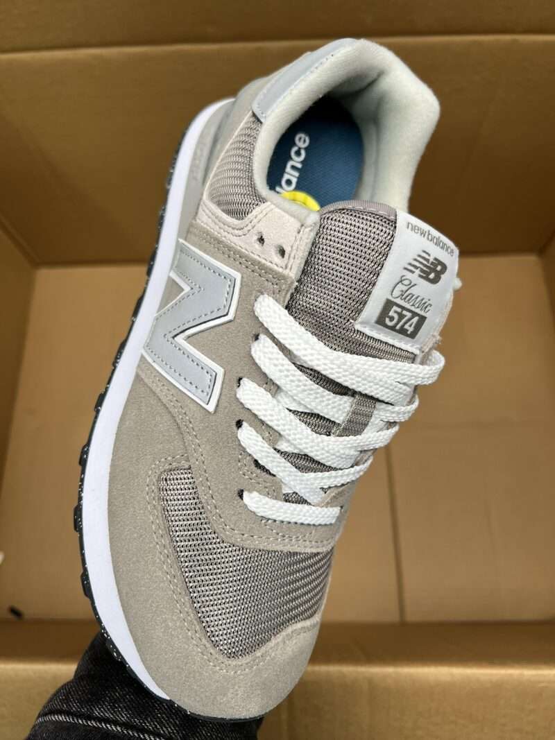 KICKWHO New Balance 574 Core Sneakers  Grey - Image 2