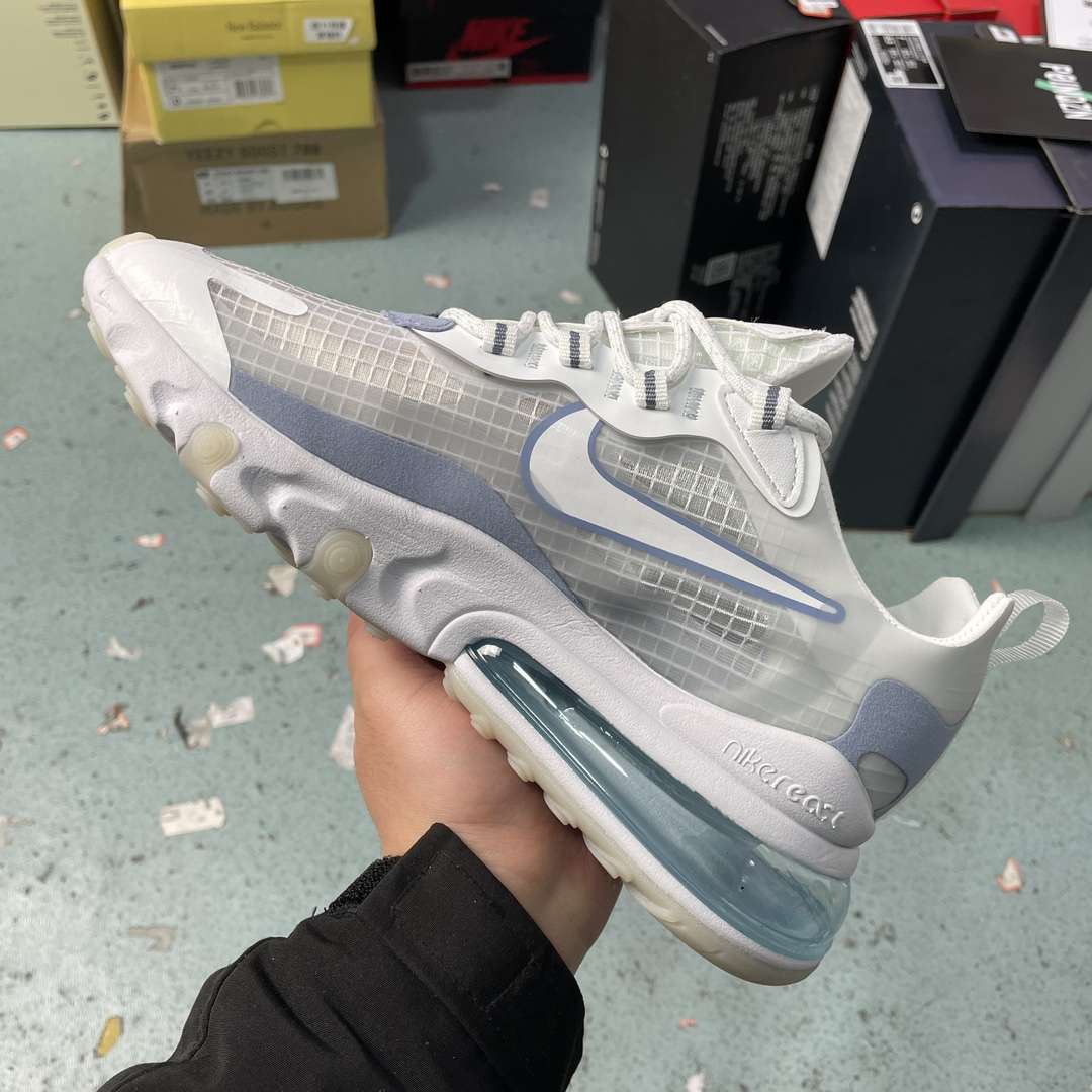 KICKWHO React Air Max 270 React White Pure Platinum - Image 3