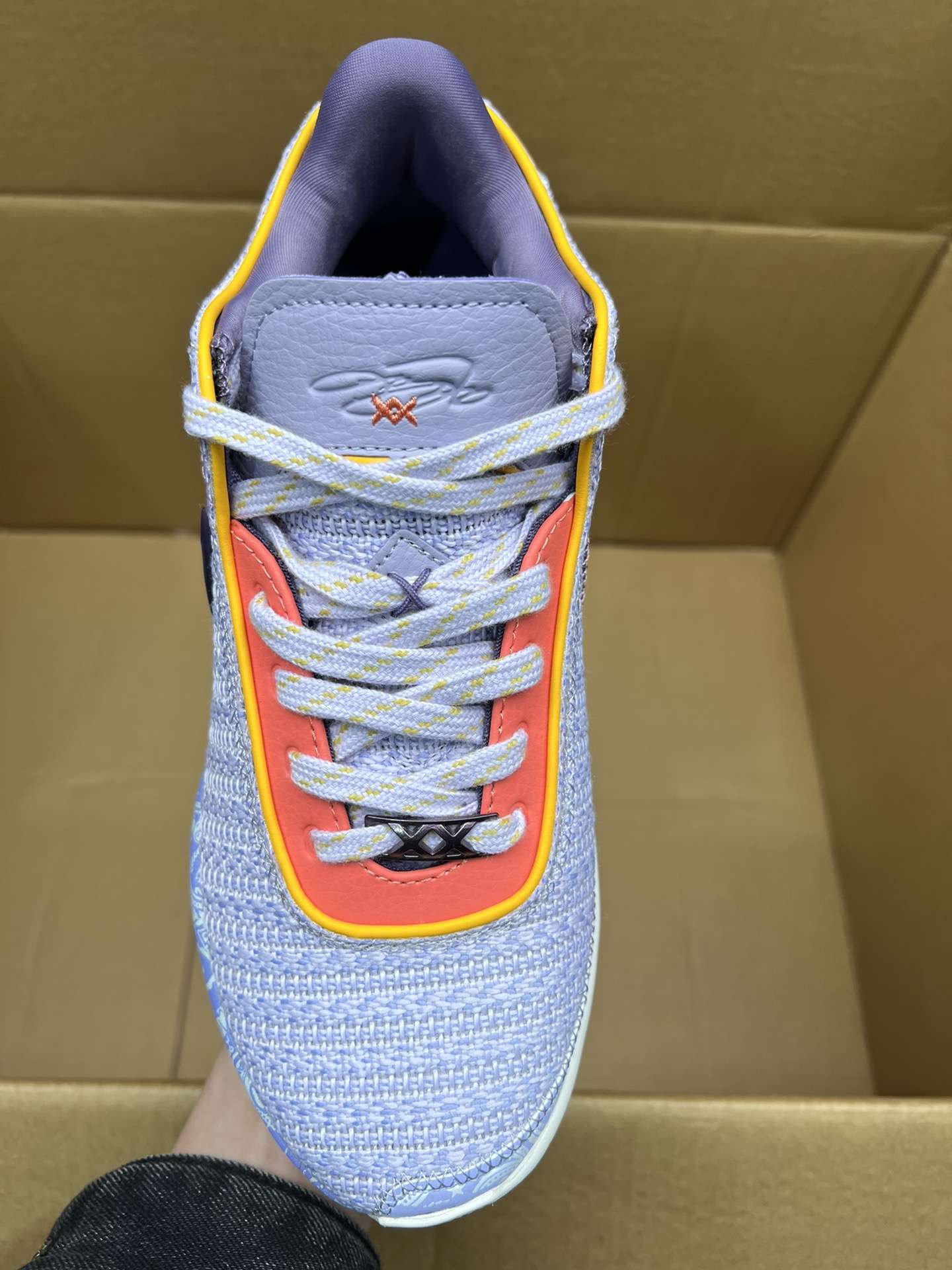 KICKWHO Nike Men's LeBron 20 Sneakers ‘Purple And Gold’ DJ5422 500 - Image 3