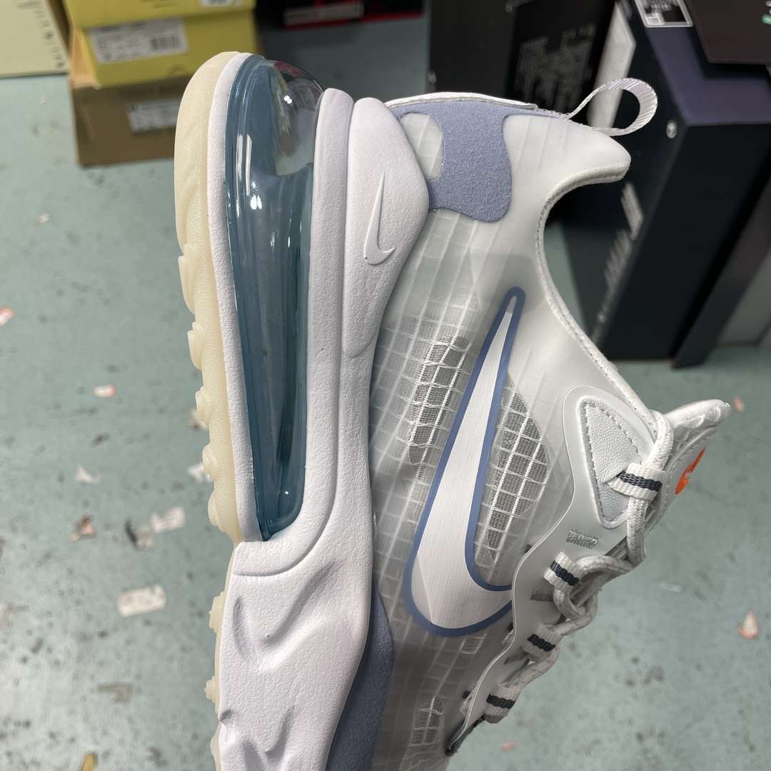 KICKWHO React Air Max 270 React White Pure Platinum - Image 4