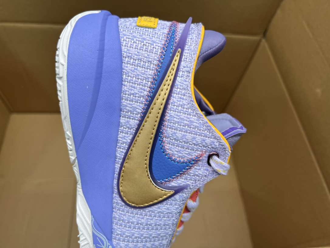 KICKWHO Nike Men's LeBron 20 Sneakers ‘Purple And Gold’ DJ5422 500 - Image 5