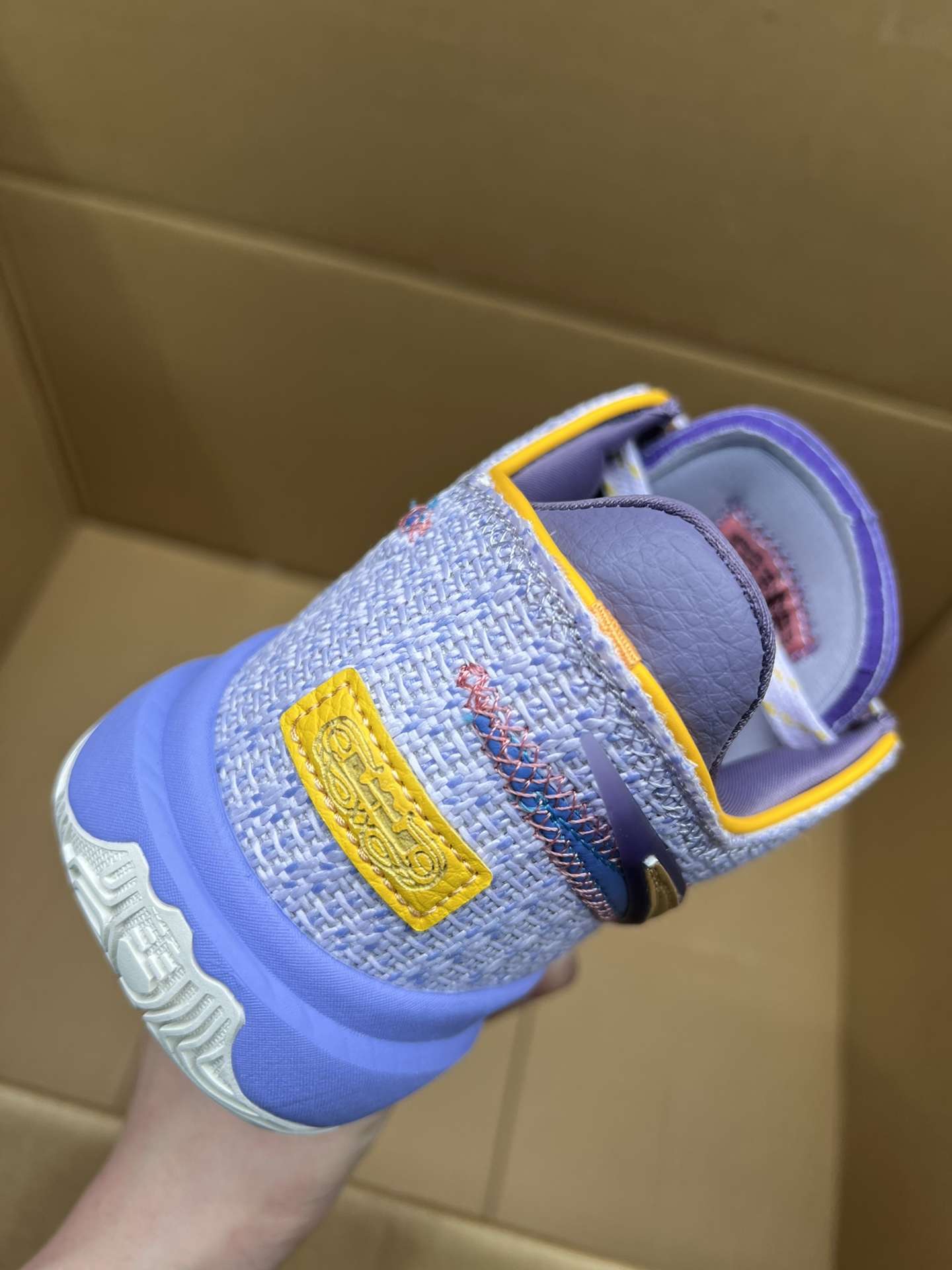 KICKWHO Nike Men's LeBron 20 Sneakers ‘Purple And Gold’ DJ5422 500 - Image 6