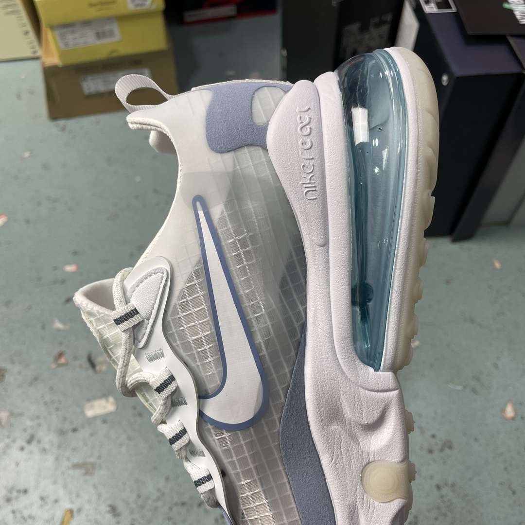 KICKWHO React Air Max 270 React White Pure Platinum - Image 6