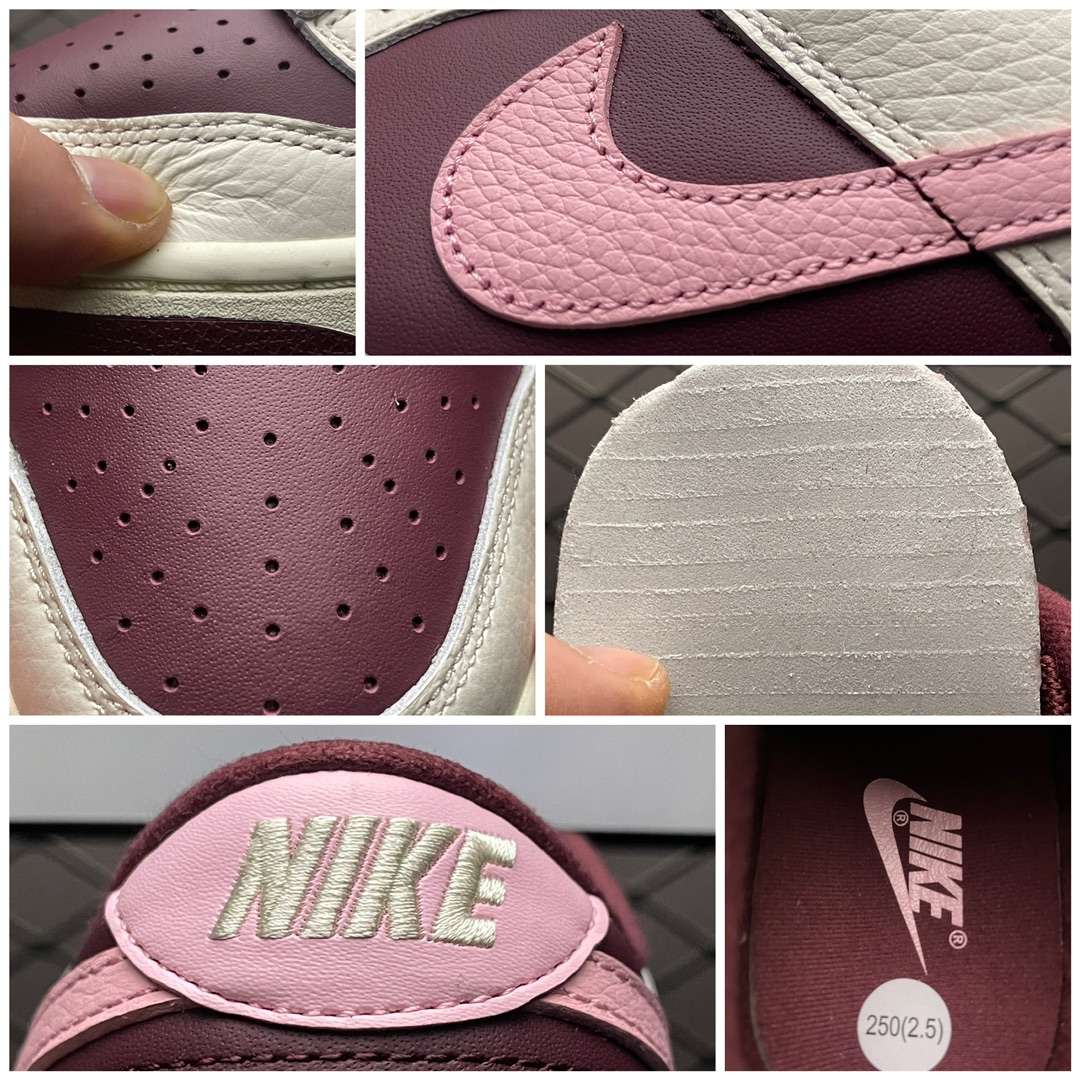 KICKWHO Nike SB Dunk Low " Night Maroon and Medium Soft Pink - Image 8