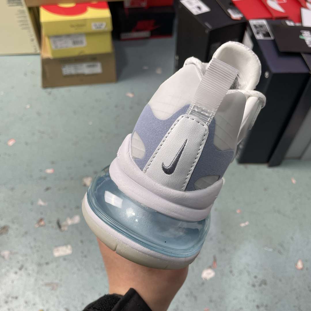 KICKWHO React Air Max 270 React White Pure Platinum - Image 8