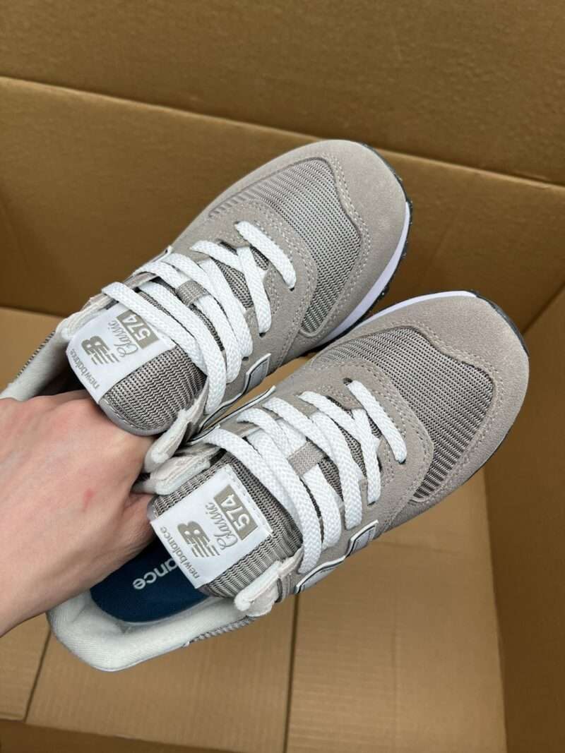 KICKWHO New Balance 574 Core Sneakers  Grey - Image 9