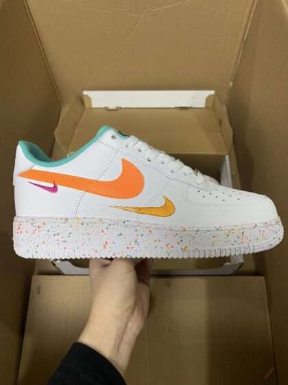 Kickswho Nike Air Force 1'07 Low GS"Multi-Color/Multi-Swoosh" FD4626-181