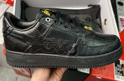 KICKWHO A Bathing Ape Bapesta OVO Black