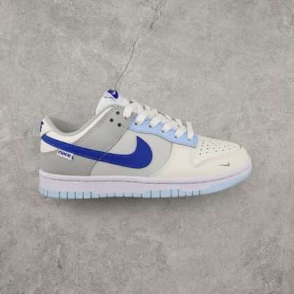 Kickswho Nike Dunk Low “Ivory Hyper Royal”