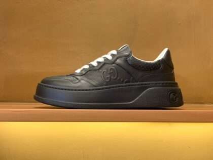 KICKWHO Gucci Screener GG Embossed High-Top Sneaker Black