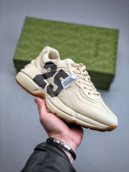 KICKWHO Gucci Rhyton Sneaker With '25' In White For Women and Men