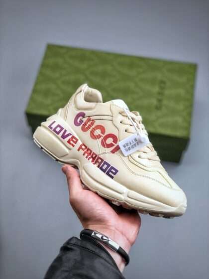 KICKWHO Gucci Leather Sneaker For Women and Men